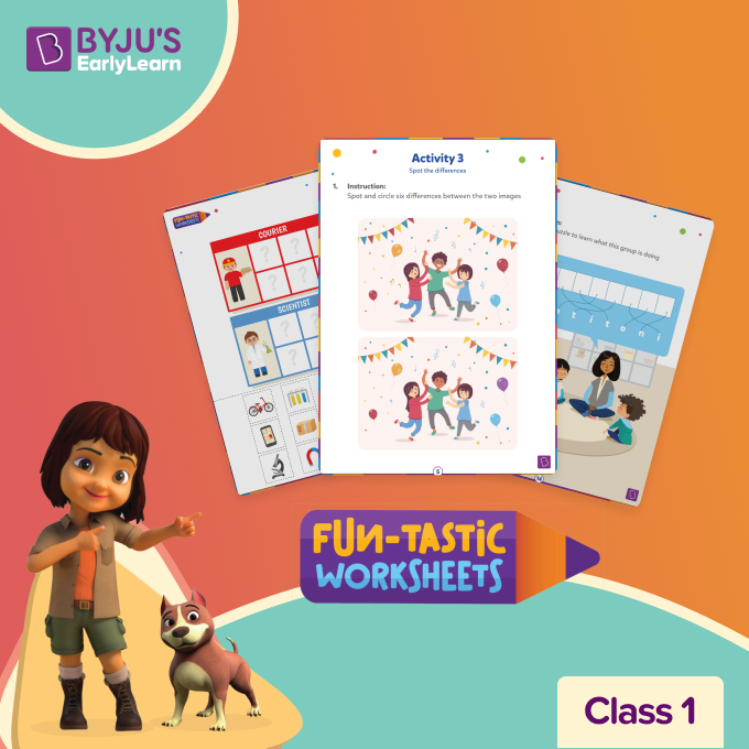 BYJU'S Early Learn - Fun Worksheets & Activities | Class 1