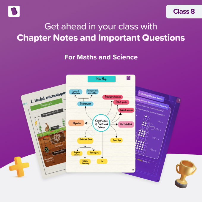 Chapter Notes and Question Bank - Class 8