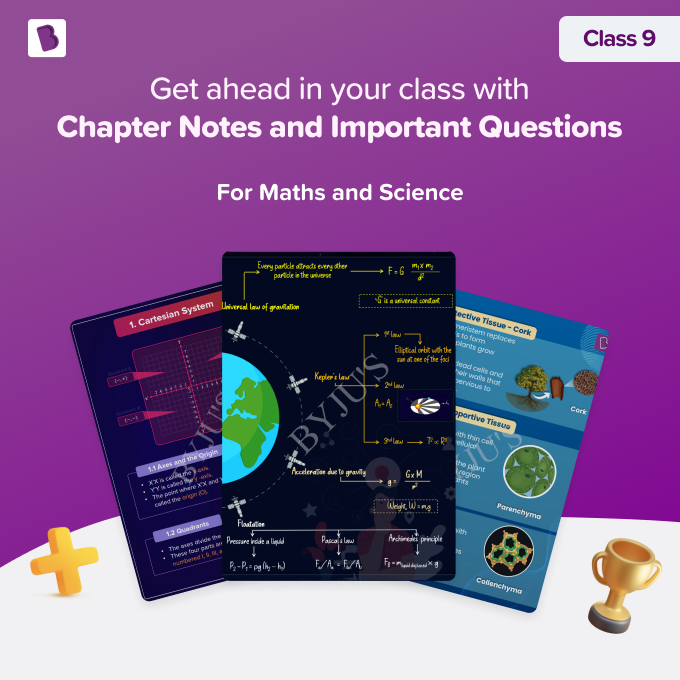 Chapter Notes and Question Bank - Class 9