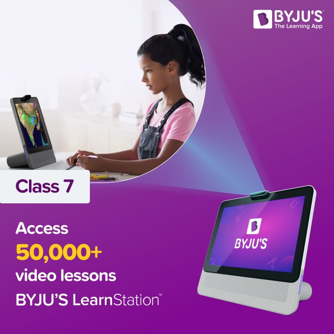 BYJU’S Tablet with Recorded classes - Class 7
