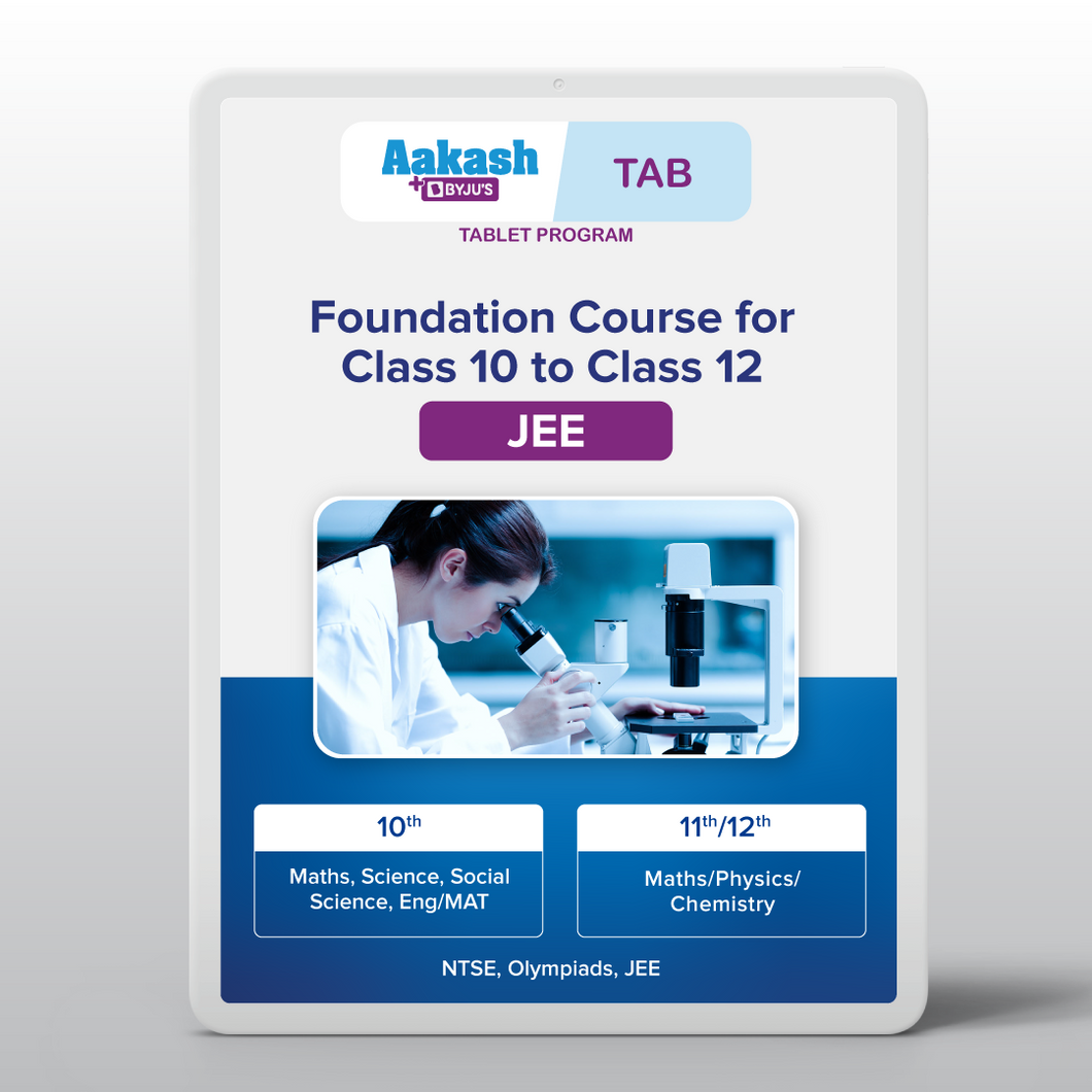 Aakash BYJU'S Tab for Foundation - Class 10 to Class 12 for JEE