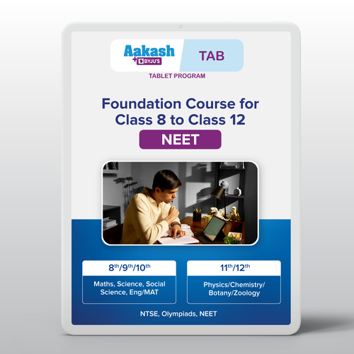 Aakash BYJU'S Tab for Foundation - Class 8 to Class 12 for NEET