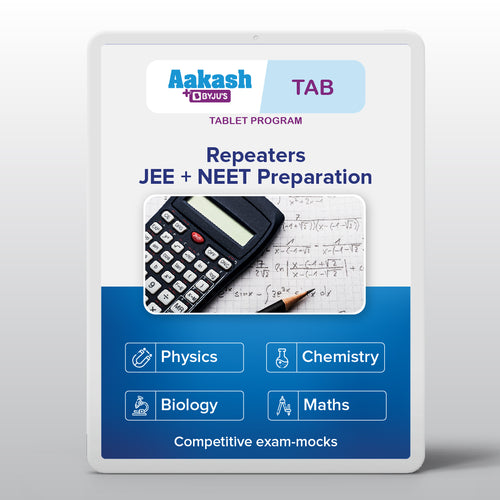 Aakash BYJU'S Tab - for Repeaters, JEE+ NEET 2024